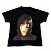 Y2k Retro Printed ShortSleeved Harajuku HighStreet Style TShirt Crew Neck HighQuality Top Niche Creative Design Top Unisex
