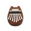 Samcos Kalimba Thumb Piano 8-Key Premium Wood Mini Finger Piano Beautiful Tone Compact Lightweight Strap Suitable for Children Beginners Finger