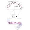Sparkly Tiaras Birthday Girl Headband Sash Set Sparkling Tiaras Hair Hoop
