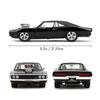 JADA TOYS 1/24 Scale Fast & Furious Dodge Charger 1970 Black F&F Charger Diecast Car 35421