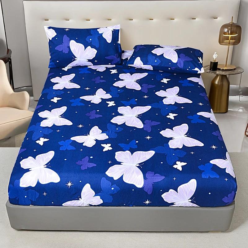Leopard Wild Print Microfiber Bed Fitted Sheet- Comfort, Hypoallergenic, TwinFullQueenKing Size, Add A Bold Statement