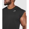 Gymshark Critical Cut Off Tank Black A1a2s Bb2j