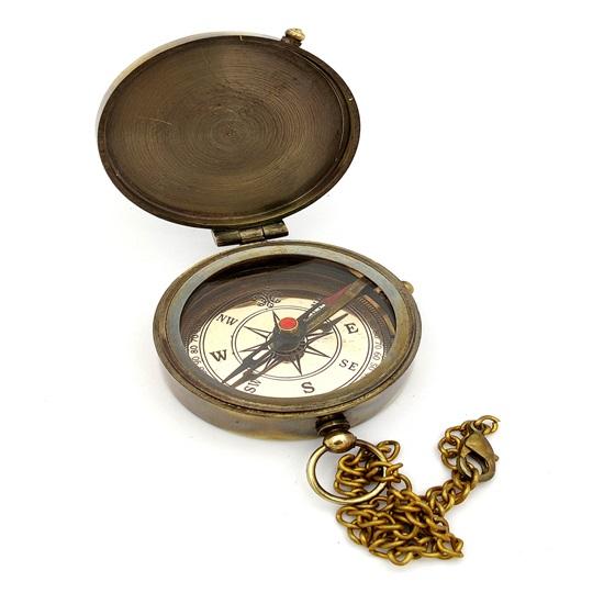 Engraved Brass Compass Gift To My Son Nautical Gift for Son from Dad Gift To Son from Mom A Perfect and Unique Gift with Leather Case