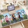 Anime L-link Click Cartoon Cute Mouse Pad Anti Slip Rubber Edge Locked Thickened Laptop Gaming Desk Mat