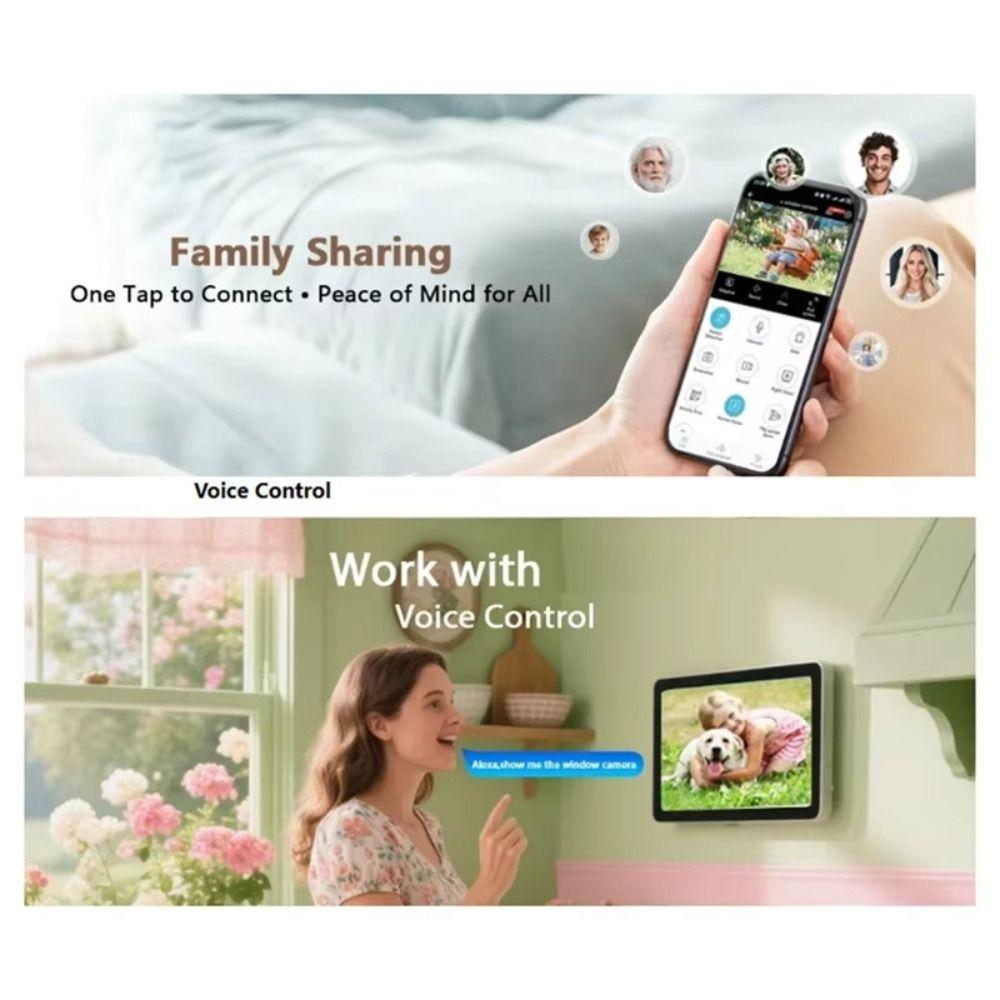 2K HD 2K WiFi Window Camera Smart Wireless Indoor Camera Home Monitoring