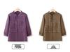 Summer 2025 Fashionable Chiffon Top for Middle-Aged and Elderly Women - Seven-Sleeve Design