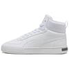 Puma Caven Abrasion Resistant Mid Top Skateboard Shoes Unisex White 401799-01