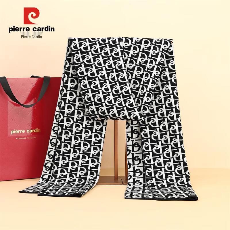 Pierre Cardin Men's Pure Wool Scarf