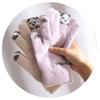 Riding Gloves Touch Screen Five Fingers Cute Warm Thickened Cold Knitted Wool Cotton Gloves Fall And Winter Female