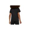 Jordan T-shirt Color Block z nadrukiem logo, wkładany przez głowę, krótki rękaw, dla dzieci, czarny HA2892-023