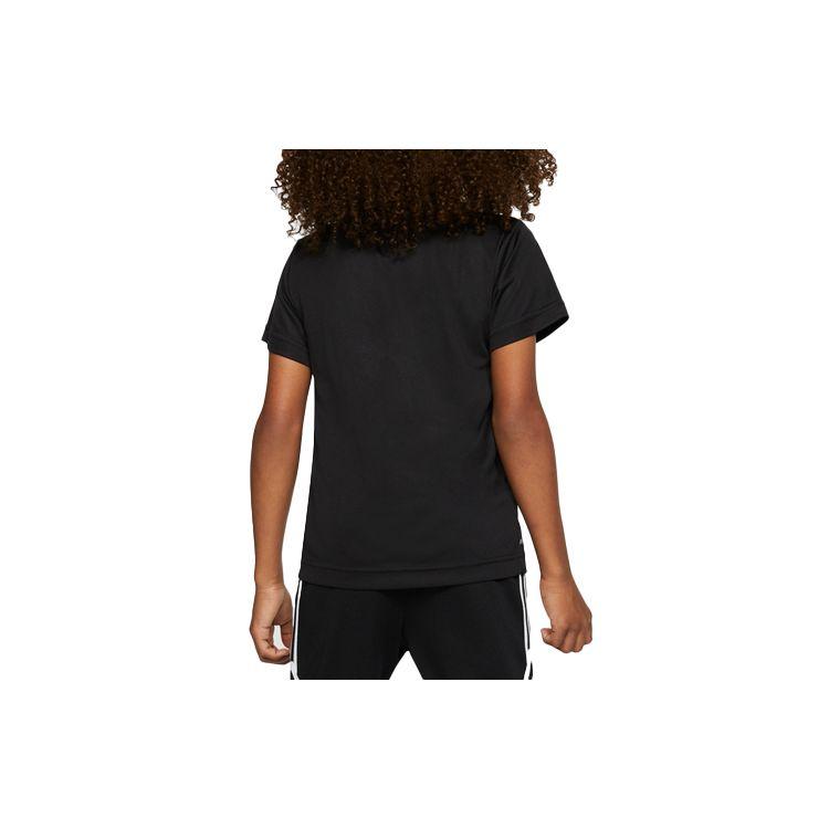 Jordan T-shirt Color Block z nadrukiem logo, wkładany przez głowę, krótki rękaw, dla dzieci, czarny HA2892-023