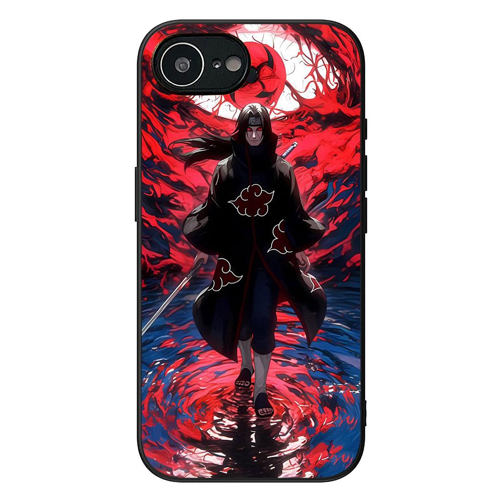 for Samsung Galaxy A25 A37 A57 A12 A14 A50 A51 A70 A71 A72 A21S A04 Note 20 9 8 10 Case Akatsuki Narutos Itachi Uchiha Sasuke