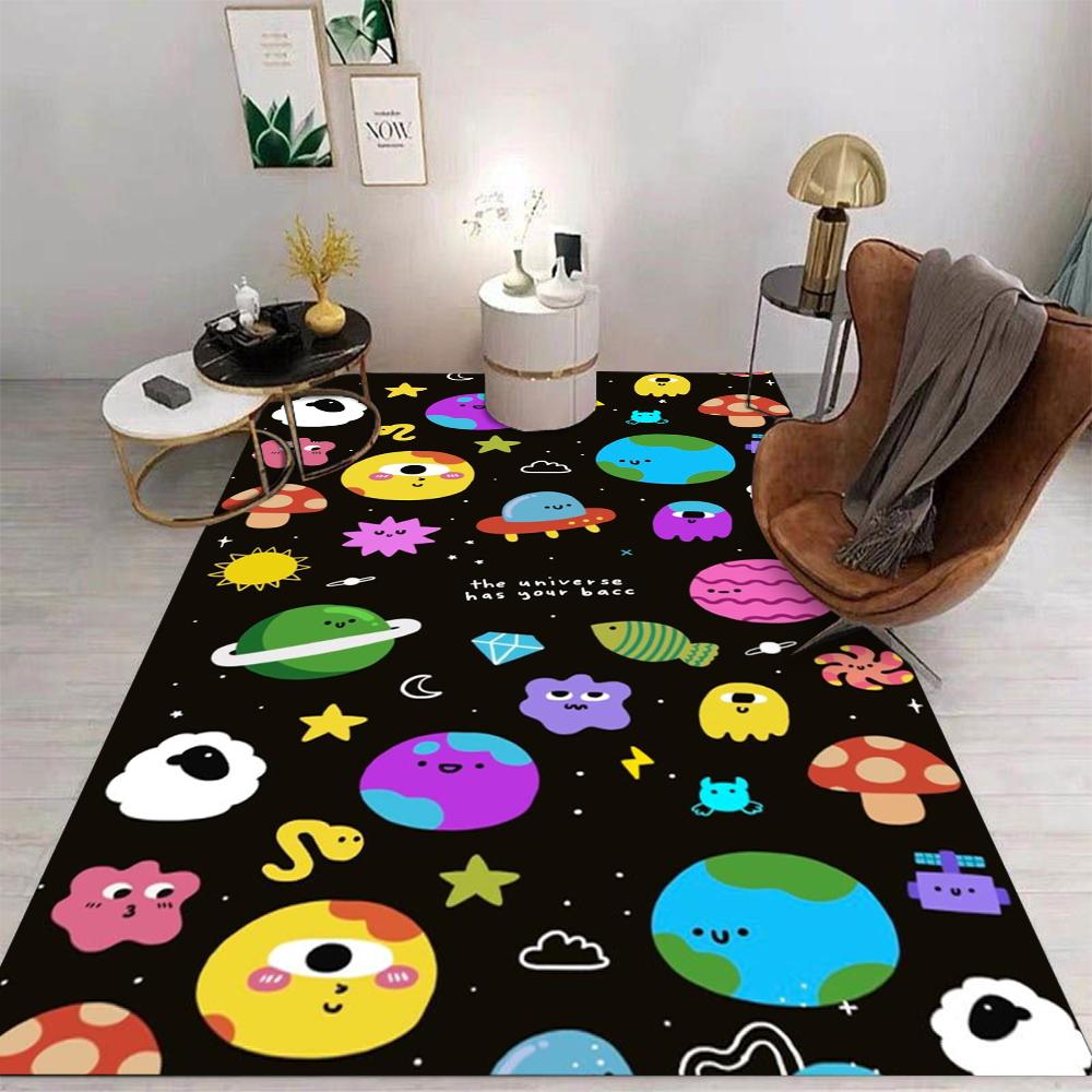  Anime Carpet Cartoon Living Room Bedroom Kitchen Sofa Table Balcony Rug Non-slip Washable Mat Exquisite Home Ornaments
