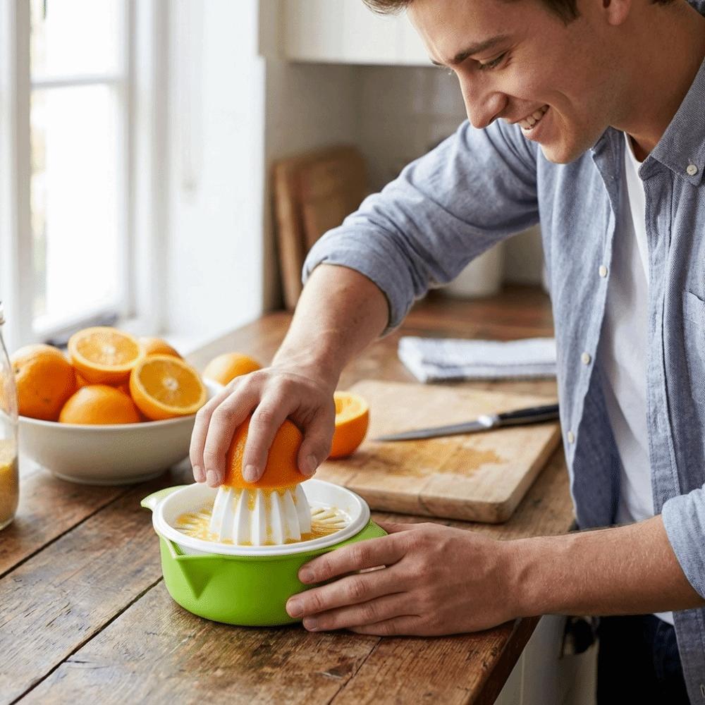 Detachable Hand Lemon Squeezer Plastic Citrus Juicer Water Squeezer  Fruits Processing