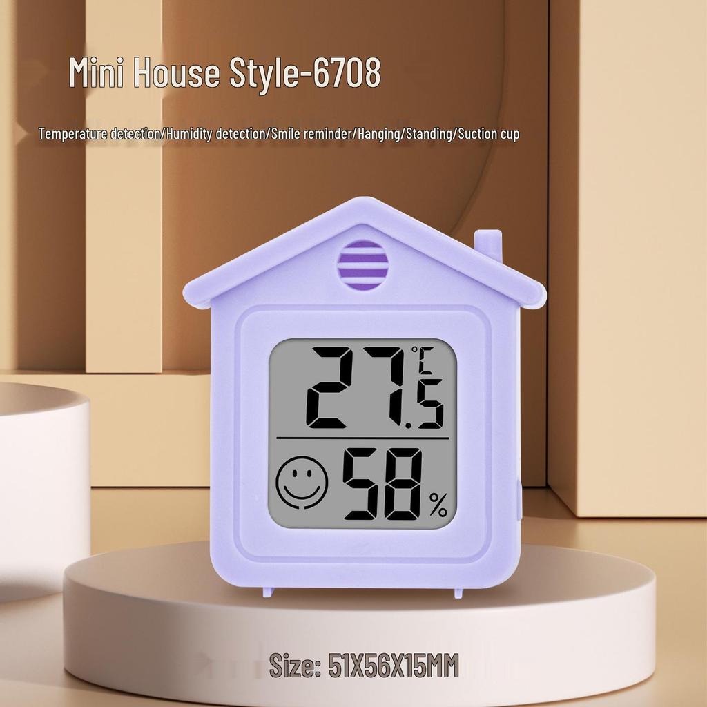 High-Precision Indoor Temperature & Humidity Meter with Magnetic Mount and Large-Display