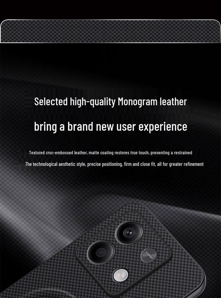 Redmi Note 13 Pro Anti-Drop Full-Cover Magnetverschluss Hülle mit texturiertem Design