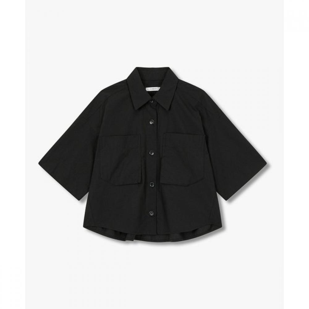 Studio Tomboy Front Two Pocket Shirt Jacket 9176221986 blacks/S