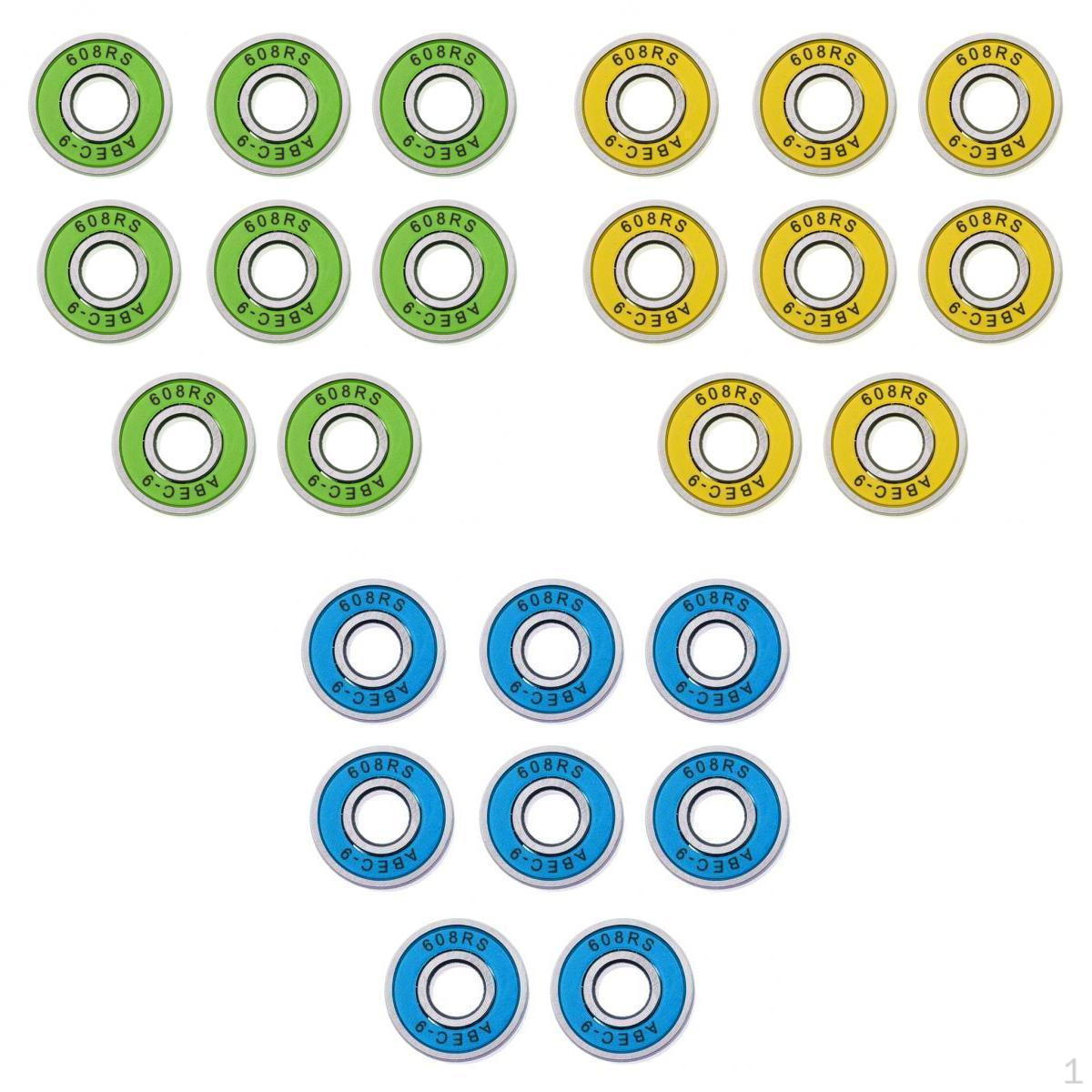 

24x 608 9 Подшипник для скейтборда 8x22x7мм 8мм Лонгборд Роликовые коньки