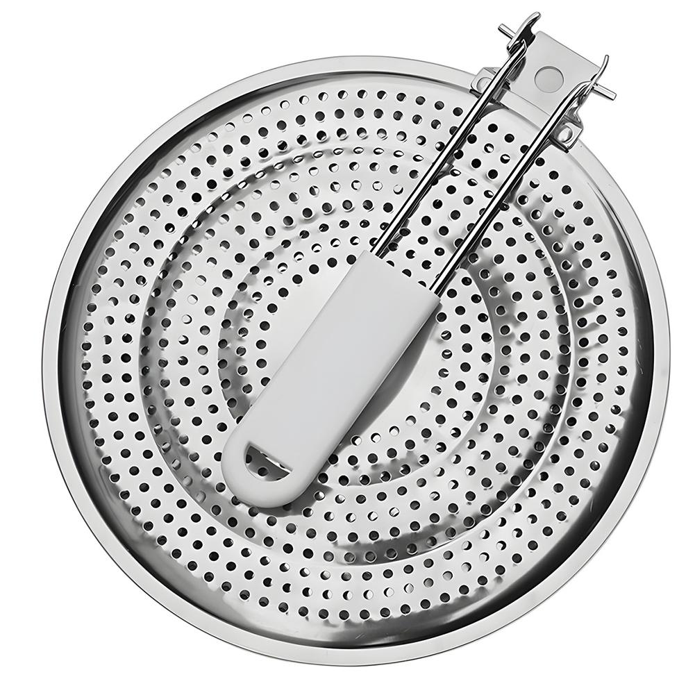 Подставка под горячую кастрюлю из нержавеющей стали, Термоподставка 20 см, Термозащитная, Теплопроводящая подставка, Двухслойные подставки под кастрюли, Кухонные аксессуары, Инструменты