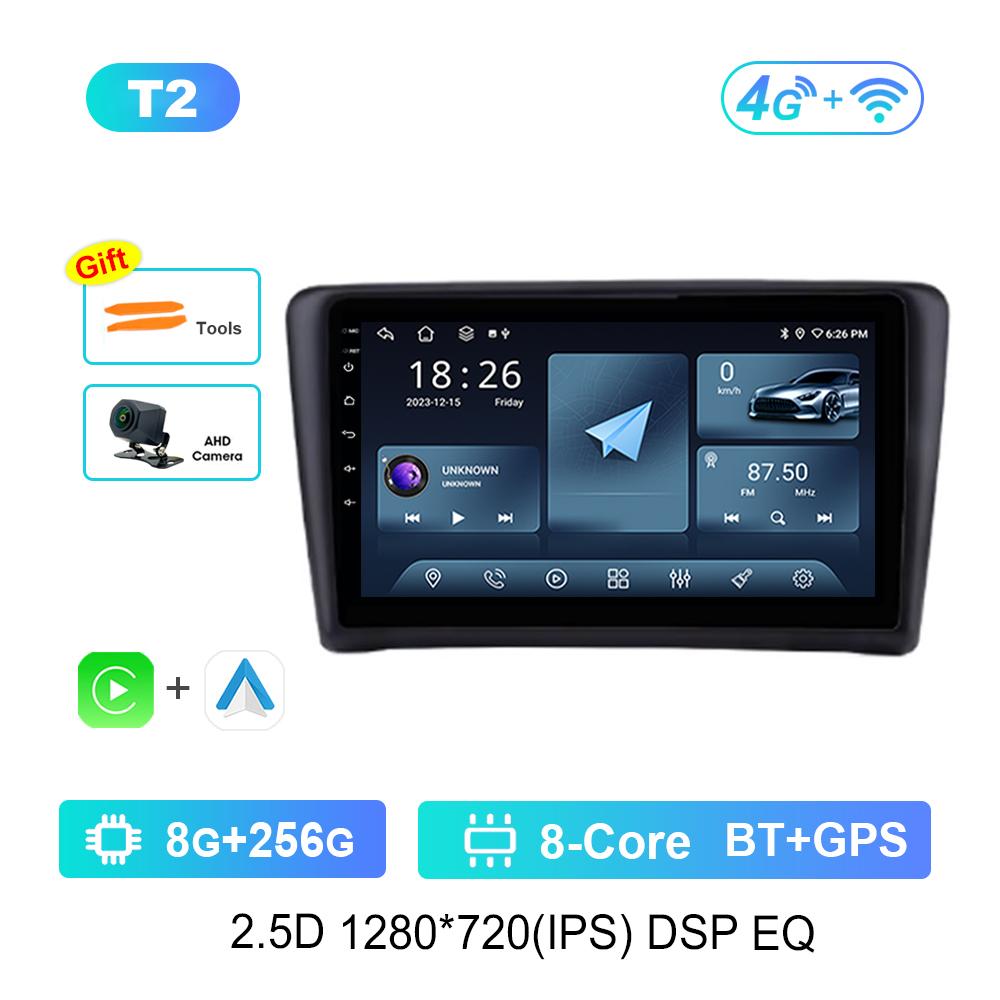 GPS Navigation Android OS 9 Inch for Skoda Rapid 2012 - 2020 4G Car Radio Multimedia Player WiFi Bluetooth DSP Stereo IPS Screen