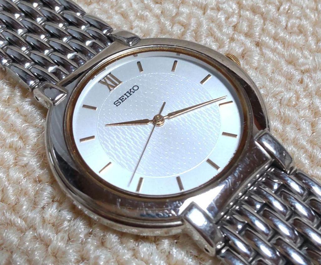[USED] Working SEIKO Men's Quartz Watch, Silver