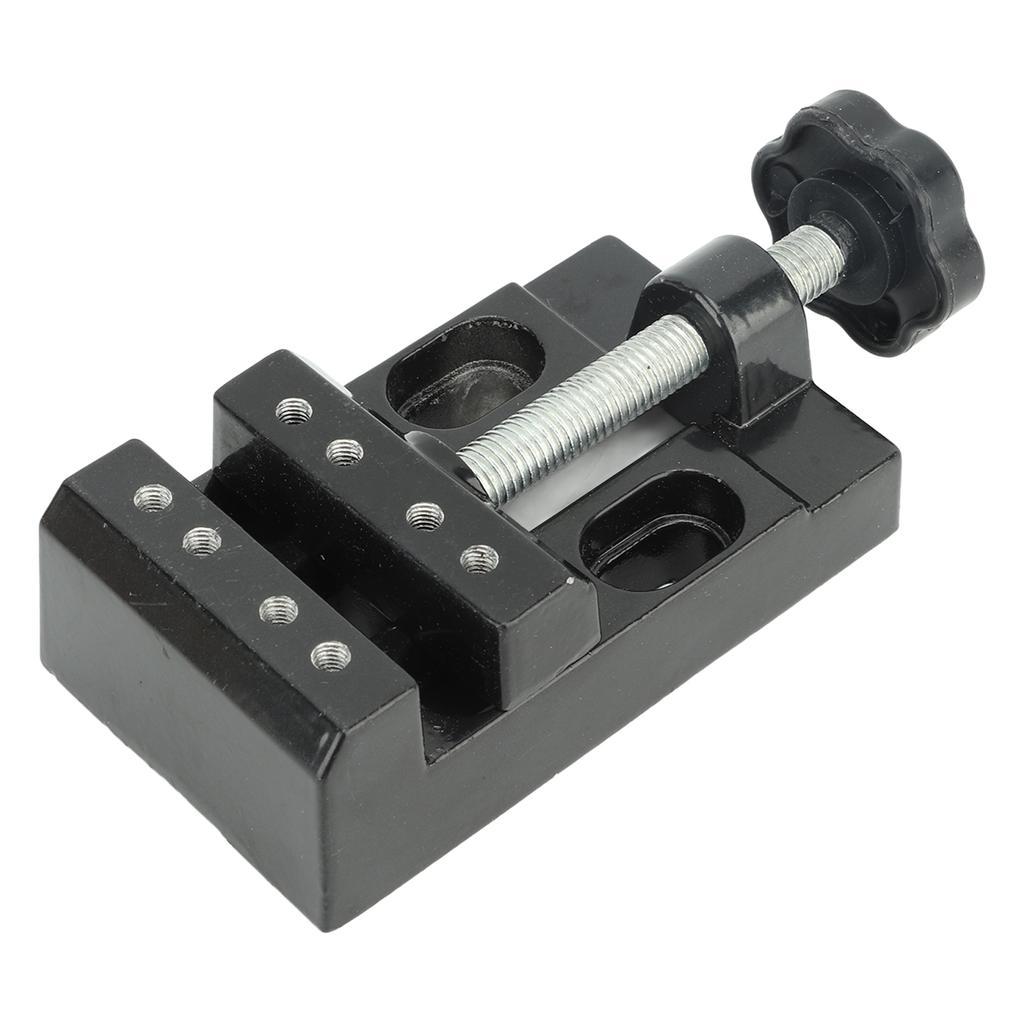 Mini Bench Vice Clamp Aluminum Alloy Mini Flat Clamp Opening Parallel Table Vise for DIY Sculpture Craft Carving Tool