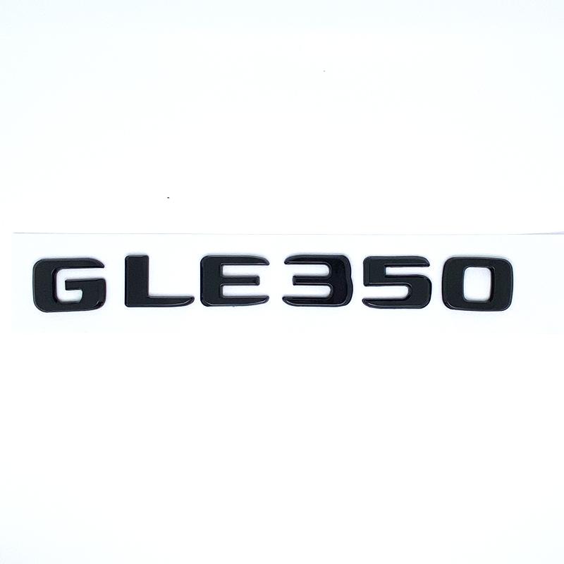 Letters Emblem Badge for Mercedes Benz GLE250d GLE300d GLE350d GLE400 GLE450 4Matic Car Styling Trunk Nameplate Sticker