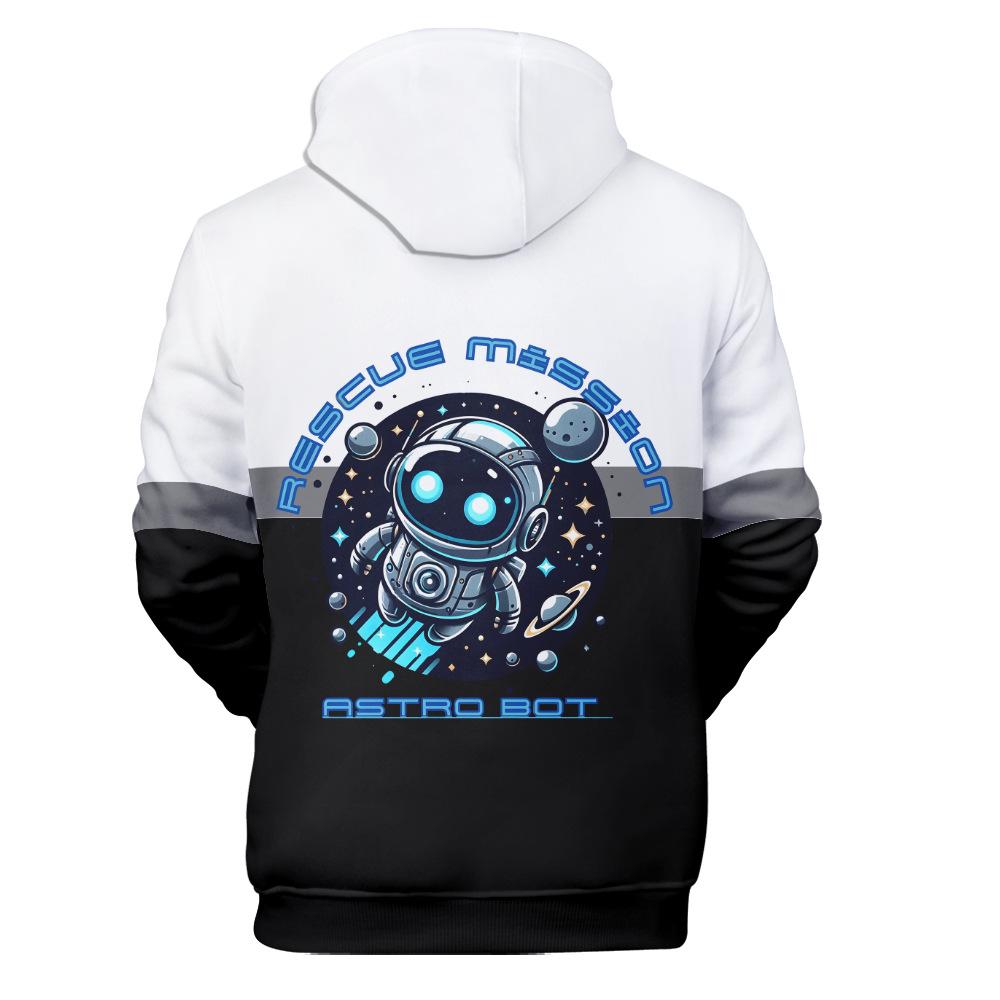 Bluza z kapturem męska i damska Astro Bot Anime Bluzy z kapturem Anime Streetwear Harajuku Casual Nadruk z kapturem Bluzy z kapturem