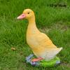 Cute Resin Duck Figures Garden Decoration Outdoor Statue Yard Decoration for Pool Home Garden Pool Pond Home Decoration Gift