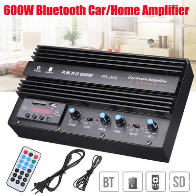 1500W USB/AUX/SD/FM HIFI Stereo Leistungsverstärker Klasse AB Drahtloser Bluetooth-Audioverstärker Eingang Radio & Fernbedienung