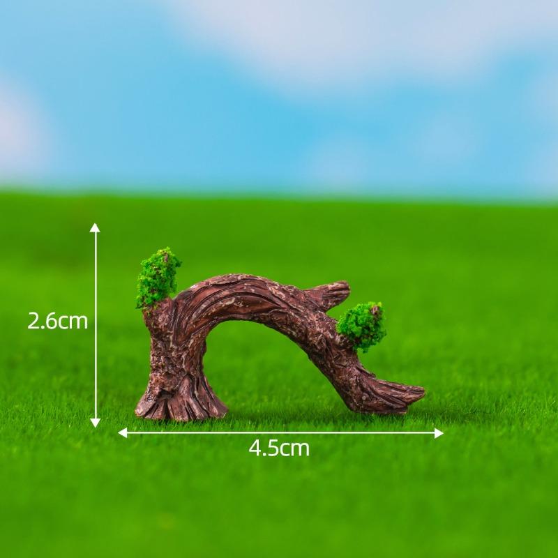 Micro-landscape Simulation of Green Trees Flowers Moss Horticultural Ecology Bottle-making, Scene Decorations Accessories, and Small Ornaments