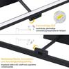 Applique murale pour miroir de salle de bain - NETTLIFE - 6 W - 4000 K (blanc neutre) - Noir métal