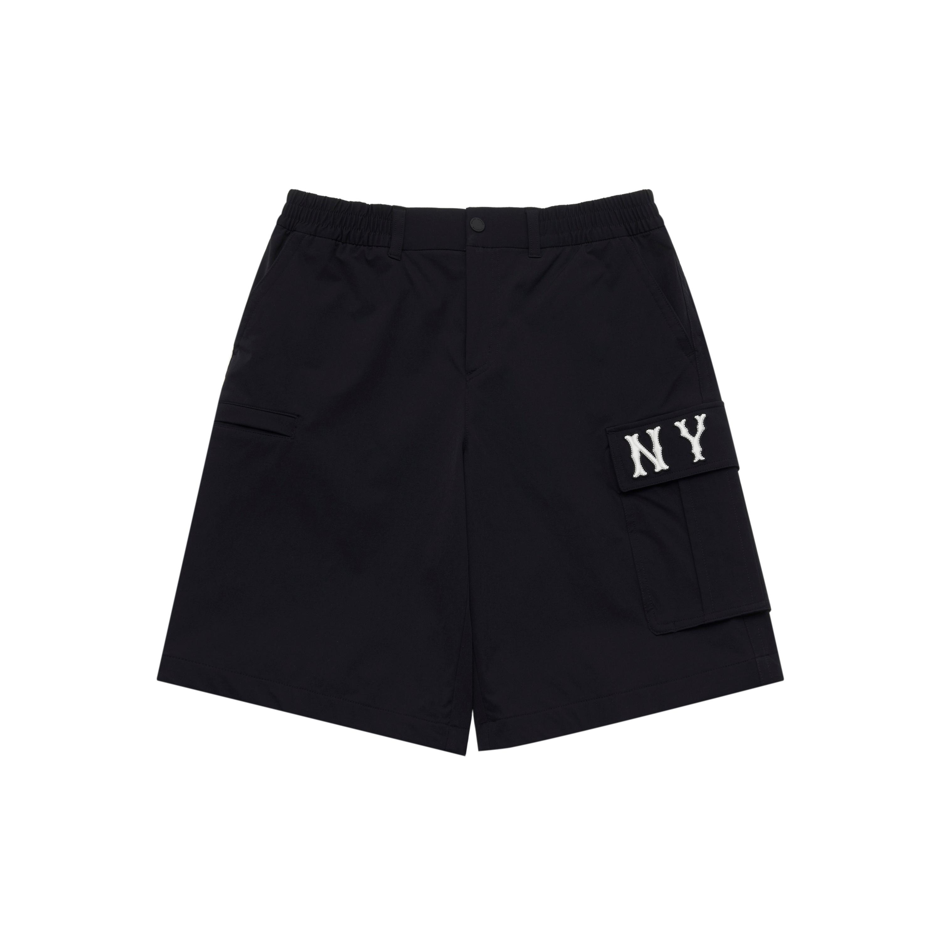 MLB New York Yankees Basic Collection SS25 Casual Shorts Unisex Black 3ASMB0553-50BKS S
