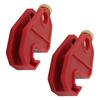 2 Pcs Circuit Breaker Lockout Device Nylon Insulated Safety Lock Universal Single Breaker Lockout