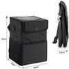Car-Mounted Waterproof Folding Garbage Bin, Fruit and Leather Box, Creative Backrest Storage Box for Cars