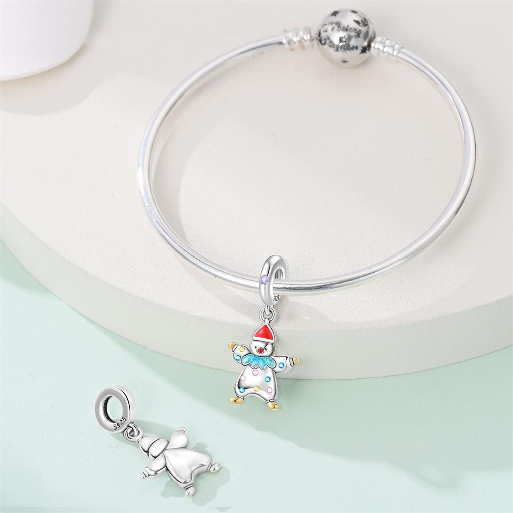 Authentic Charm Bead Charms copper Cute Clown Dreamy Accent Piece Bead Charms Compatible With Bracelets Women Jewellery Making Diy Gift