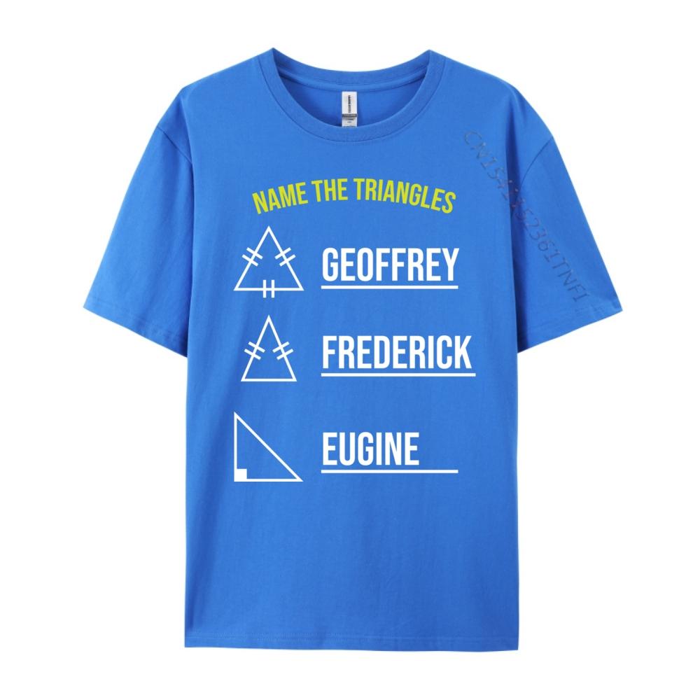 Name The Triangles T Math Geometry Quiz T Vintage T Shirt Unisex Sale Camisa Harajuku
