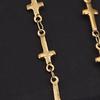 1meter Stainless Steel Chunky Crucifix Chains for Diy Statement Chain Gold Necklace Bracelet Chains Jewelry Making Supp