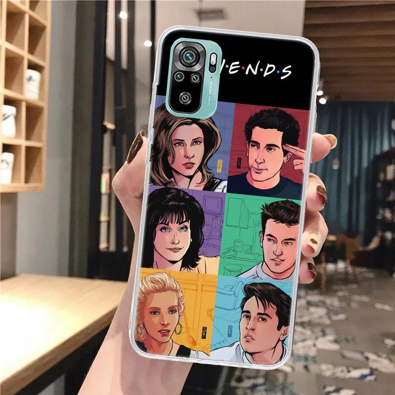 Friends Tv Show Funny Family Soft Phone Case For Xiaomi Redmi Note 12 12S 13 14 11 11S 10 Pro 10S 11T 11E Plus 14Pro Pattern Cov