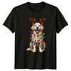 Golden Retriever Christmas Holidays Graphic Tee Unisex T Shirt Mens Womens Unisex T-Shirt
