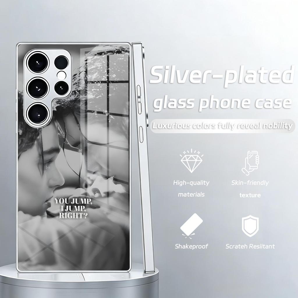 Classic movie Titanic Phone Case For Samsung S26 S25 S24 S23 S22 S21 Plus Ultra Note20 Electroplated glass Phone Case