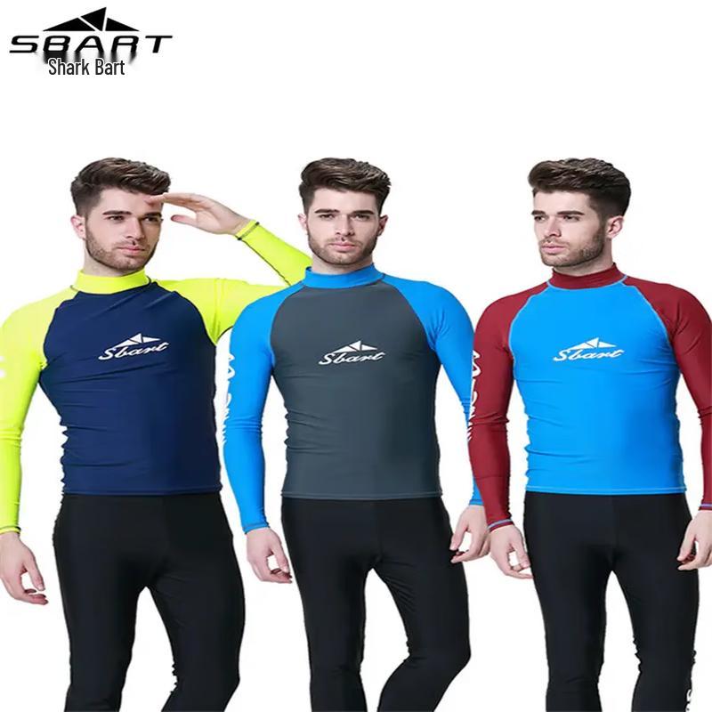 SBART Men's Long Sleeve Anti-Jellyfish Wetsuit Top