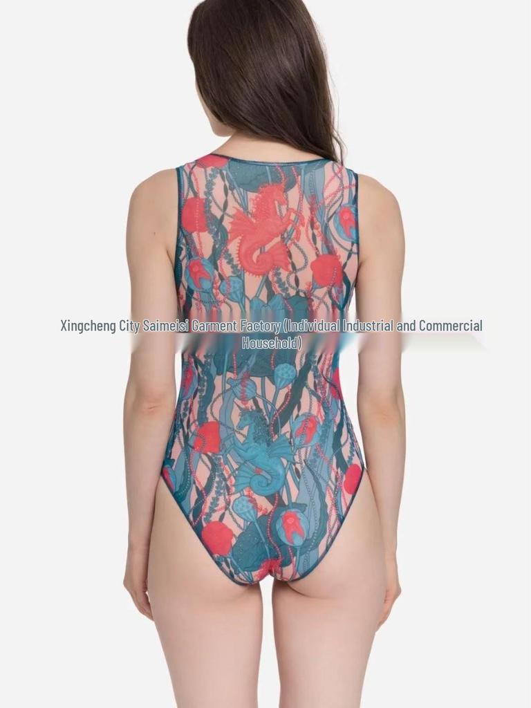 European & American Women's One-Piece Swimwear for Beach & Training