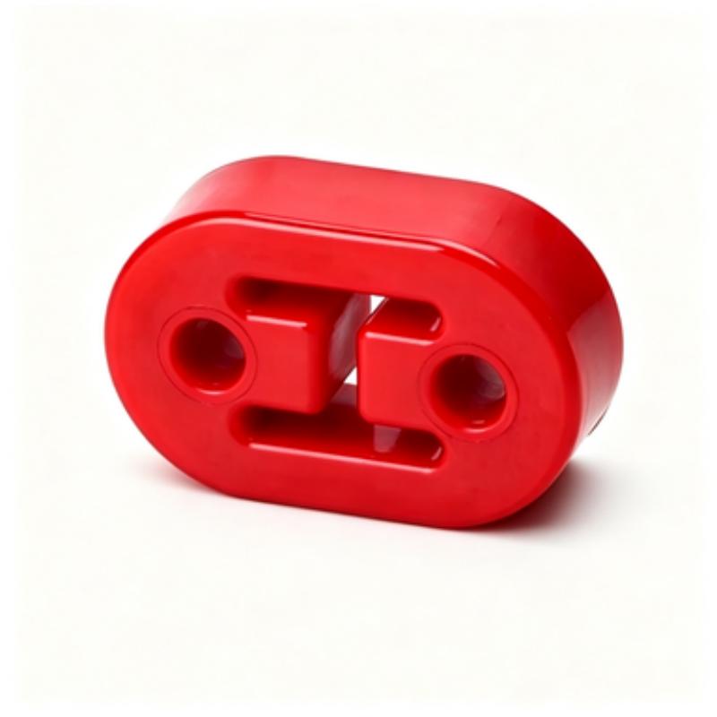 Universal Exhaust Hanger Red Rubber Shock-Absorbing Muffler Bracket