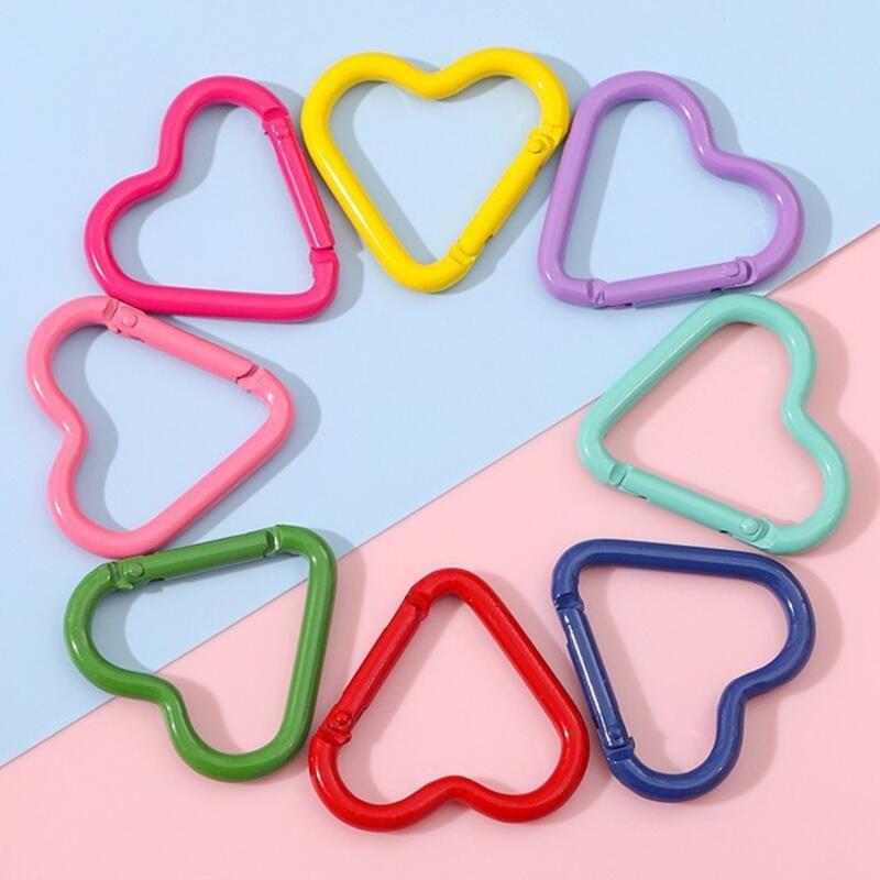 Heart Carabiner Keychain Accessory Aluminum Climbing Hook