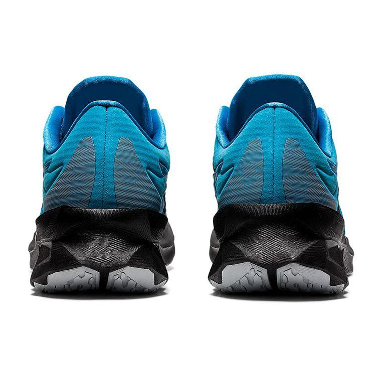 Asics Novablast 1 Comfortable Versatile Fabric Low-Top Casual Running Shoes Men sneaker Blue Black 1201A065-008