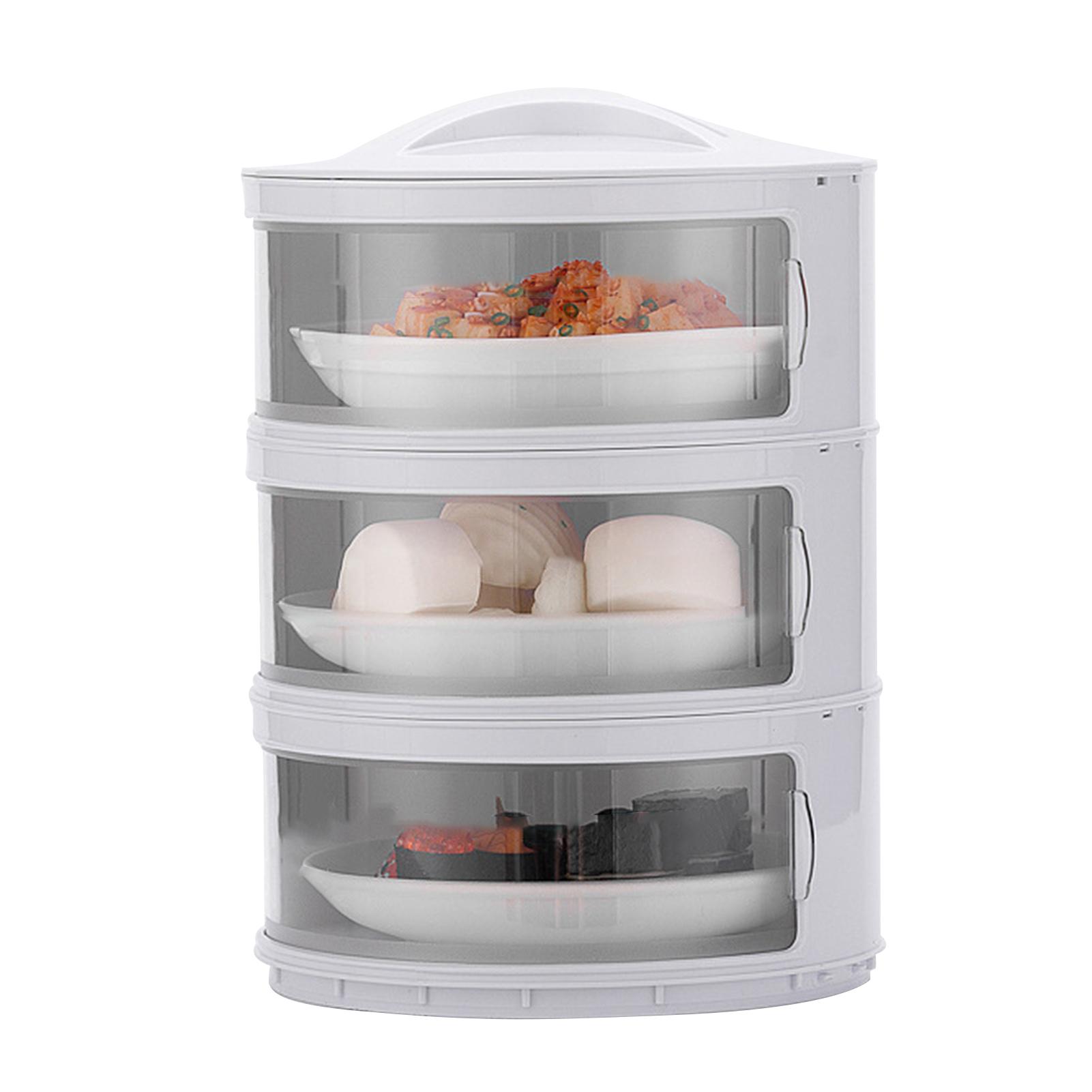 

Кухонный штабелируемый пылезащитный контейнер для остатков пищи с крышкой 3 Layers