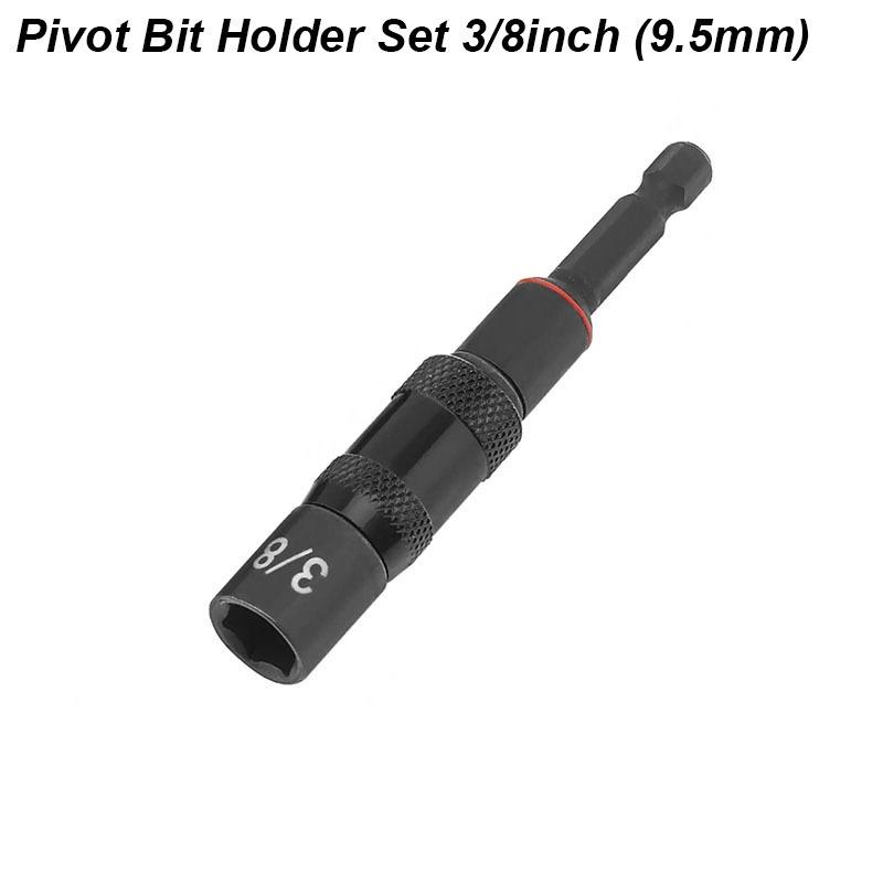 1/4 3/8 5/16 Universal Magnetic Sleeve Socket 1/4" Hex Screw Drill Tip Quick Change Holder Guide Drill Bit Screwdriver Pivot