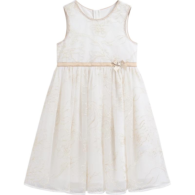 YEEHOO Girls Embroidered Princess Summer Dress 130