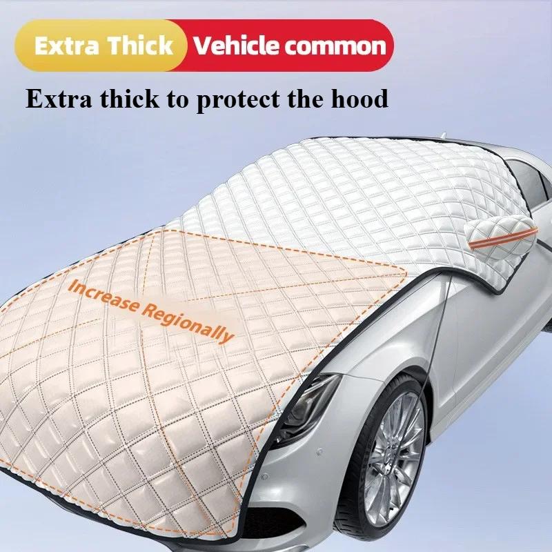

Car Snow Cover Winter Front Windshield Snow Shield Sunshade Anti-hail Outdoor Waterproof Universal Windshield Dust Protector